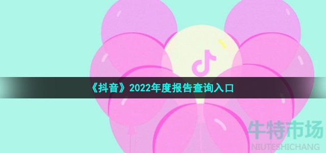 《抖音》2022年度报告查询入口