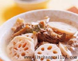 莲藕牛腩汤