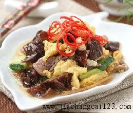 合炒木须肉