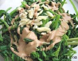 麻酱拌菠菜