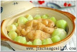 竹荪扒菜胆