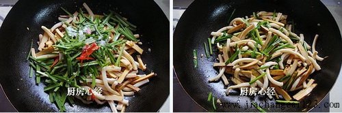 家常炒鲜鱿步骤6
