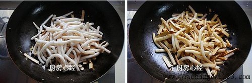 家常炒鲜鱿步骤5