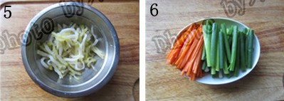 榨菜炒肉丝步骤5-6