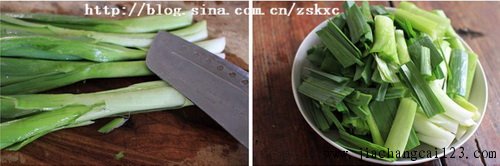 大蒜炒鸭肉步骤1