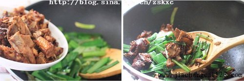 大蒜炒鸭肉步骤4