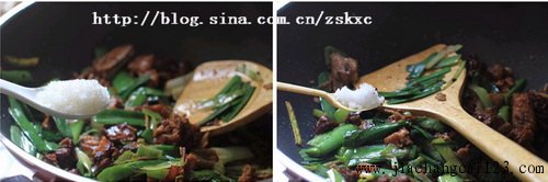 大蒜炒鸭肉步骤5