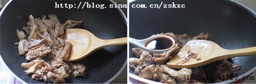 大蒜炒鸭肉步骤2