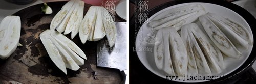 蒜泥肉末茄子步骤1-2