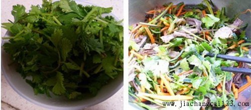 凉拌豆豉牛肉步骤6-7