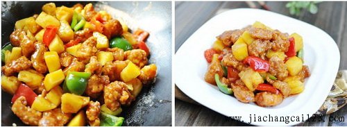 菠萝咕咾肉步骤11