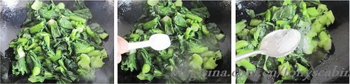 炒青菜步骤7-9