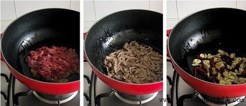 酸白菜牛肉丝步骤7-9