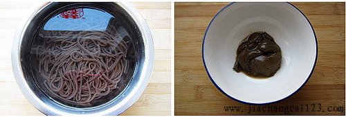 麻汁肉丁蕨根粉步骤3