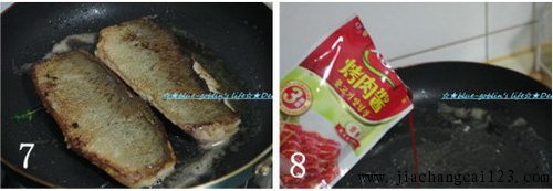 香煎海鲈鱼步骤7-8
