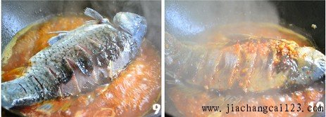 豆瓣全鱼步骤9-10