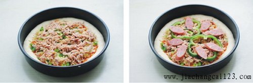 金枪鱼披萨步骤11-12