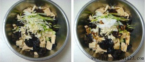 木耳腐竹拌黄瓜