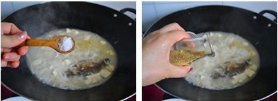 鲫鱼萝卜豆腐汤步骤11-12