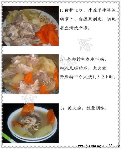 雪莲果骨头汤怎么做