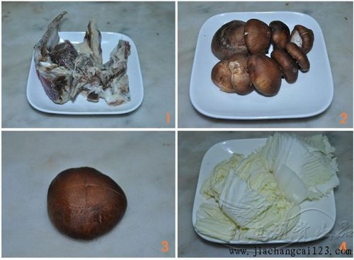 香菇炖腊肉骨头