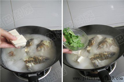 鱼头豆腐汤步骤10-11