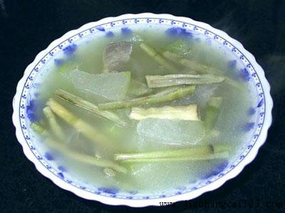 扁菜肉汤
