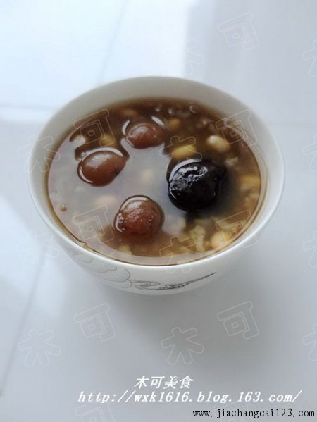 红枣桂圆黄豆粥