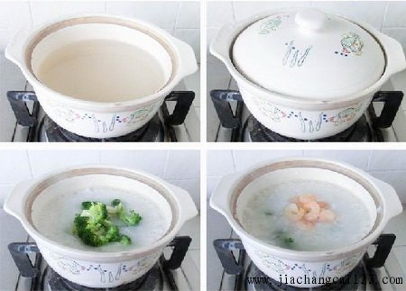 虾仁砂锅粥如何做