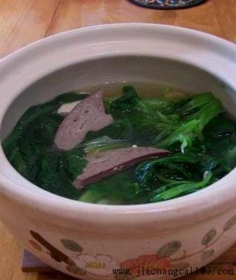 菠菜肝汤