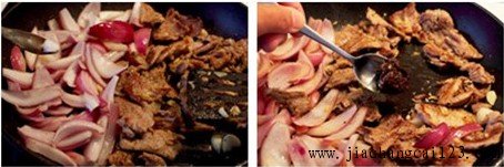 干煸羊肉步骤5-6