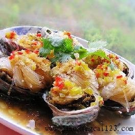 粉丝蒸鲍鱼