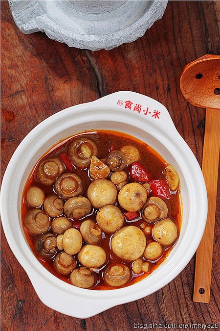 咖喱小蘑菇步骤6