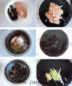 酱瓜炒鸡丝的做法