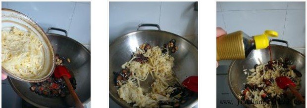 酸笋炒酱油肉的做法
