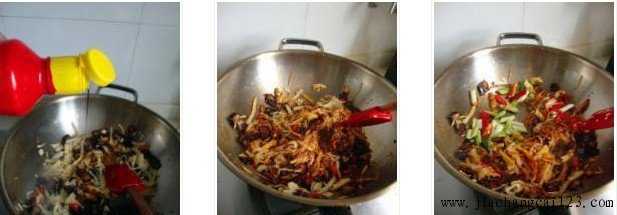 酸笋炒酱油肉的做法