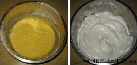 花生酱蛋糕卷的做法步骤3-4