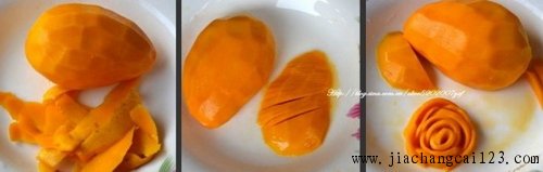 芒果奶油蛋糕步骤10-12