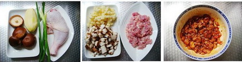 香菇鸡丁捞面步骤7