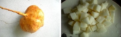 黑椒凉薯牛肉丁螺旋面步骤1