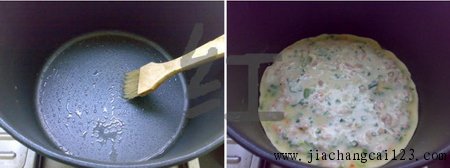 肉未咸薄饼步骤5-6