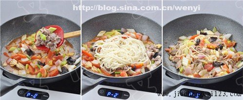 过油肉拌面步骤10-12