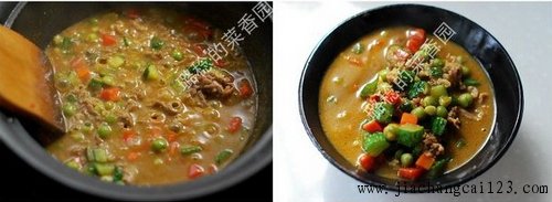 咖喱肥牛面步骤11-12
