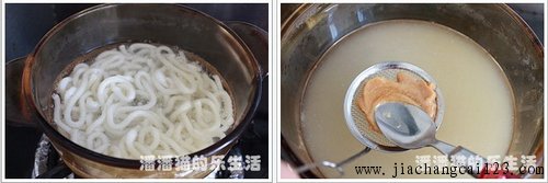 豆浆乌冬面步骤3-4