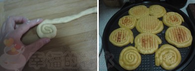 玉米面盘丝饼的做法步骤5-6