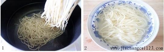 蒜汁红油凉面