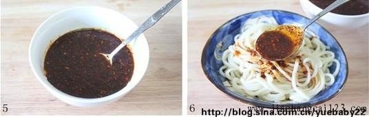 蒜汁红油凉面
