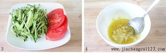 蒜汁红油凉面
