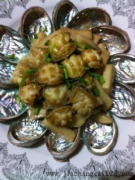 黑椒鲍鱼菇柳