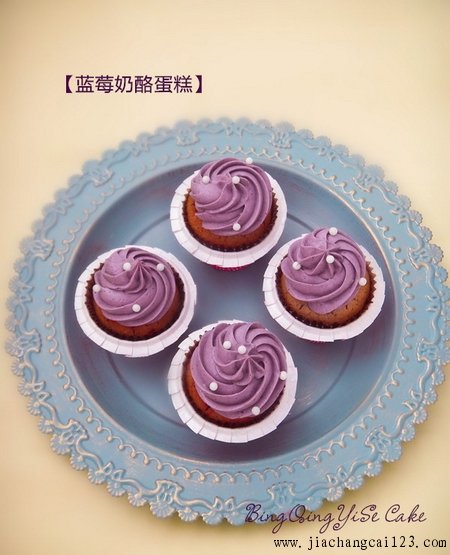 蓝莓奶酪蛋糕的做法